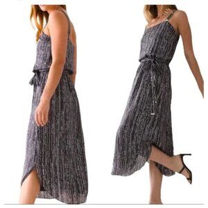 White House Black Market Graphic Print Midi Dress M